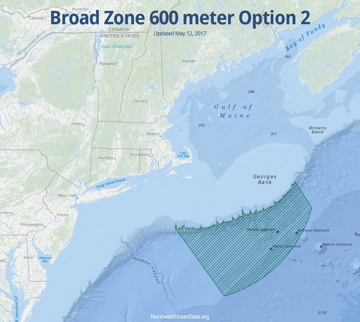 Screenshot: Broad Zone 600m Option 2